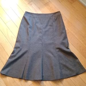 Vintage Brown plaid secretary academia skirt 10